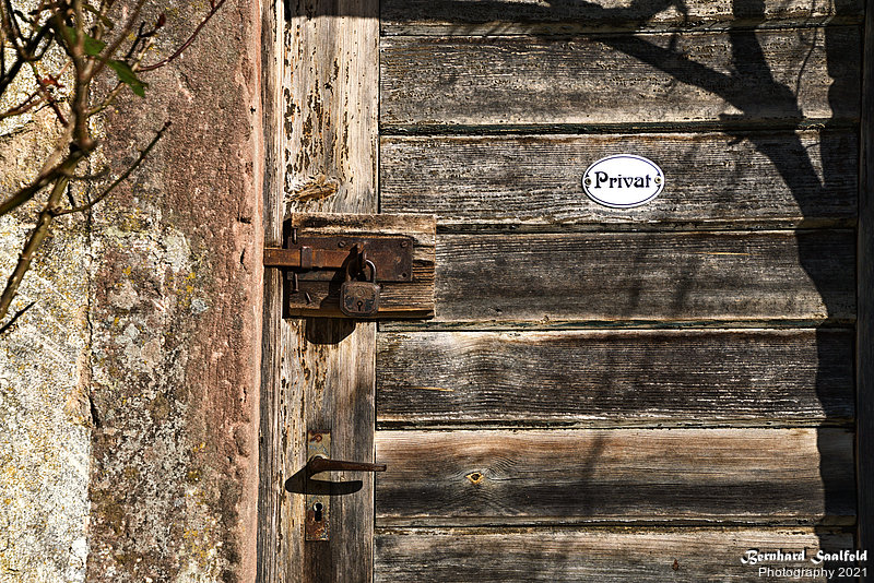 Bernhard Saalfeld - Privat