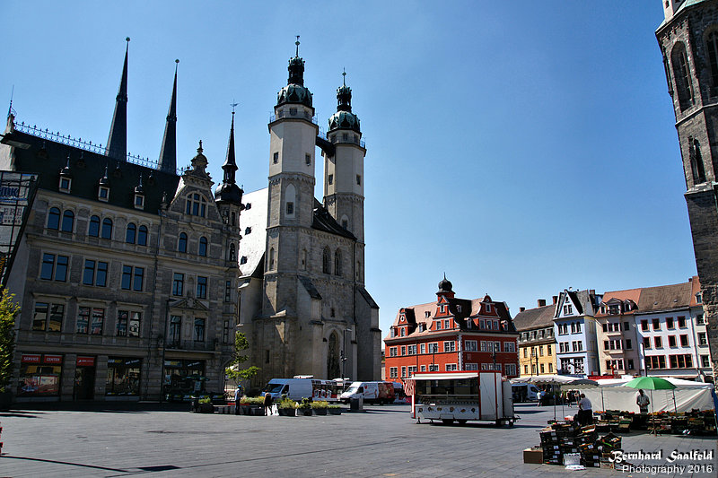 Bernhard Saalfeld - Marktplatz Halle